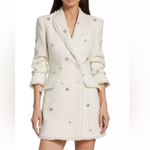 $695 Cinq à Sept Joel Embellished Blazer Dress - Picture 5 of 16